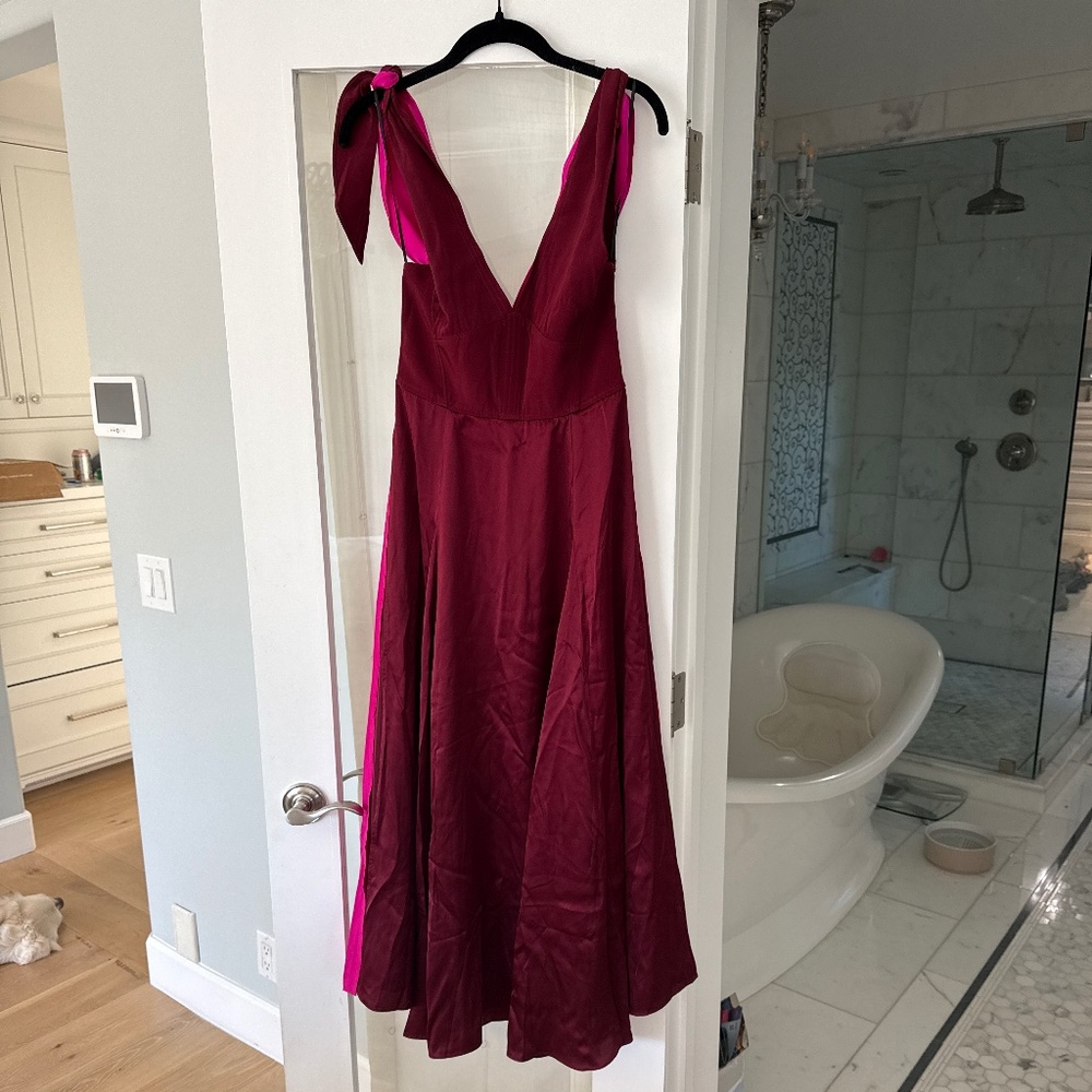 Pink and purple La Ligne Dress